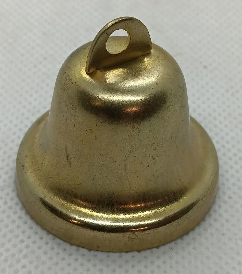 Vintage Toy Bell Brass 1-3/8" 1