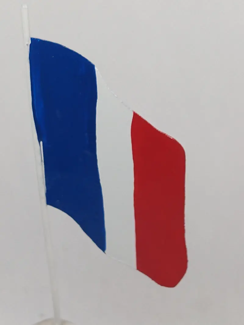 Vintage Toy Boat Flag 1-1/2" X 1-1/2" 1