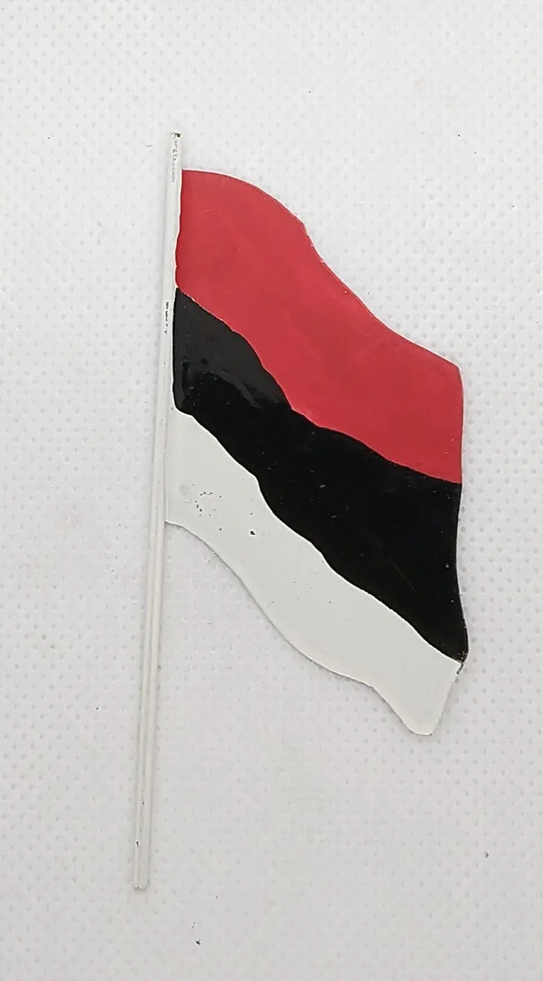 Vintage Toy Boat Flag 1-1/2" X 1-3/4" 1