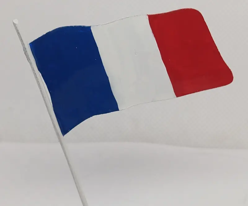 Vintage Toy Boat Flag 1-1/4 X 2" 1