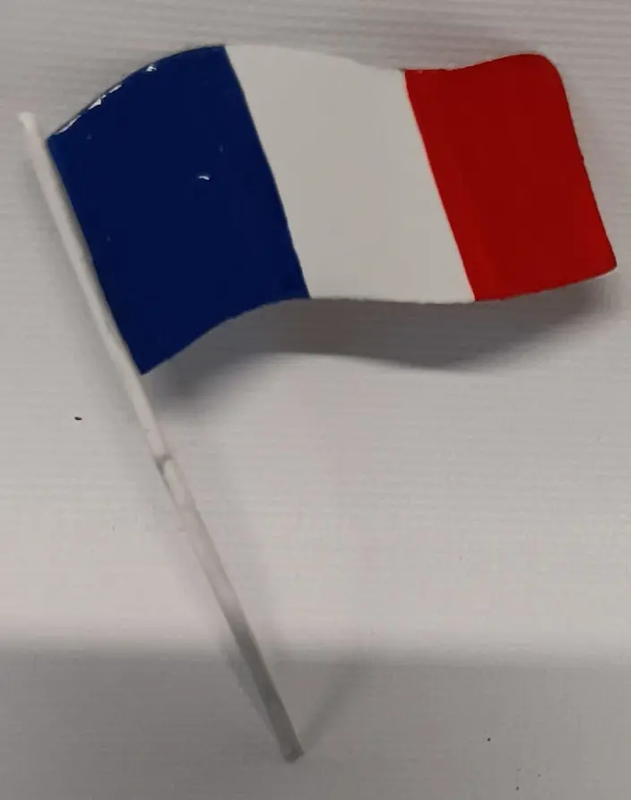 Vintage Toy Boat Flag. 1-3/4" X 3/4" Without Pole 1