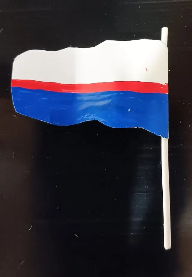Vintage Toy Boat Flag Replacement 1-5/8" 1