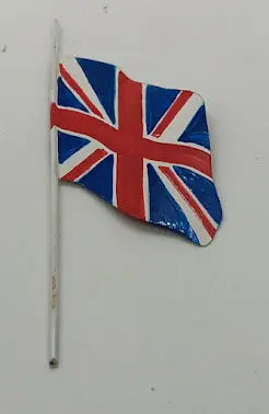 Vintage Toy Boat Flag Union Jack 1-1/2" X 1-1/2" 1