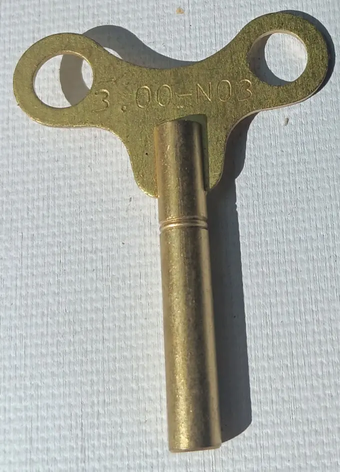 Vintage Toy Boat Key Metric Windup Key #03 Square Key 3 Mm Or 1/8" 1