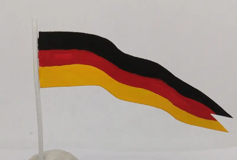 Vintage Toy Boat Pennant Flag 3/4" X 2-3/4" 1