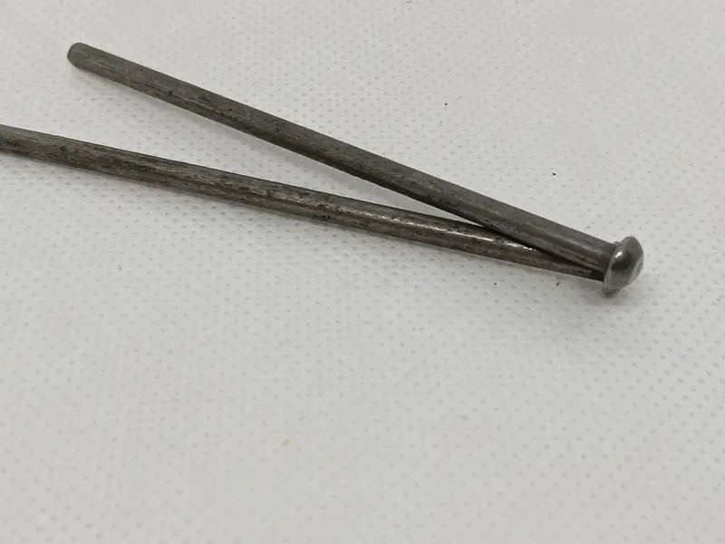 Vintage Toy Car Or Truck Axle : Front And Rear Axle : 3" Axle Stock.  1/8" Size. X2 1