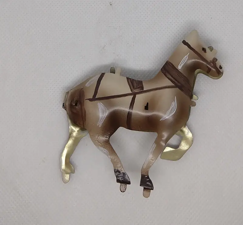 Vintage Toy Carousel Replacement Horse. 3-1/2" 1