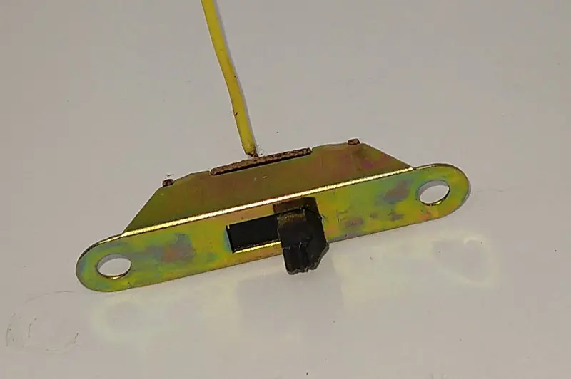 Vintage Toy Electric Switch. 1-1/4" With Electric Wire. 1
