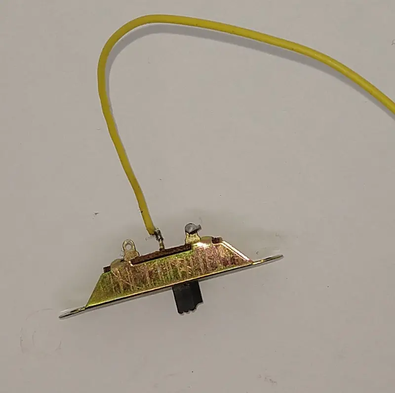 Vintage Toy Electric Switch. 1-1/4" With Electric Wire. 2