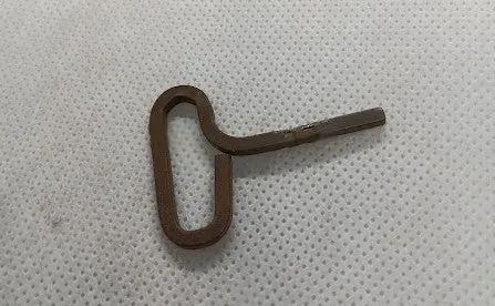 Vintage Toy Key With T-Bar And Square Shaft. 1/8" Square 1