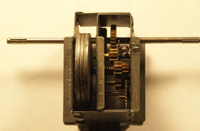 Vintage Toy Large Windup Car Motor 3.5" X 2" 1