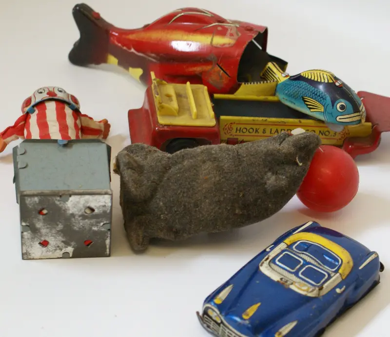 Vintage Toy Lot : Junk Drawer. 1