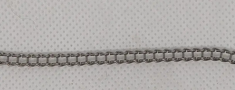 Vintage Toy Narrow Ladder Racket Chain :  1/8" X 9 Links Per Inch 3