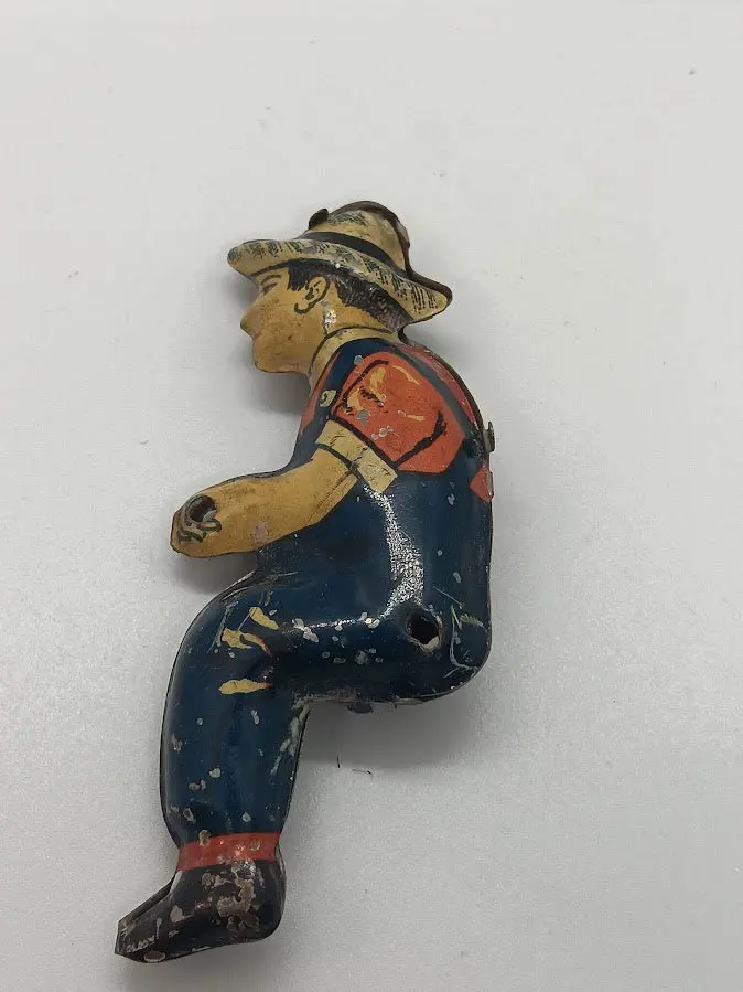 Vintage Toy Or Tractor Driver 2-3/8" Handpainted. 1