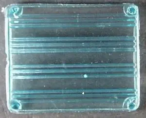 Vintage Toy Pom Pom Space Tank Blue Tinted Side Window 1
