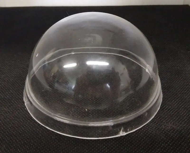 Vintage Toy Replacement Clear Dome For Flying Saucer Spaceship  : 4" X 2-1/8" 1