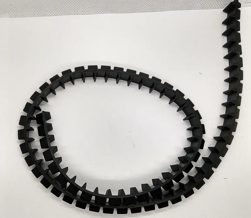 Vintage Toy Replacement Rubber Track Sold By Length.  1 Piece 1/2" X 26" 1