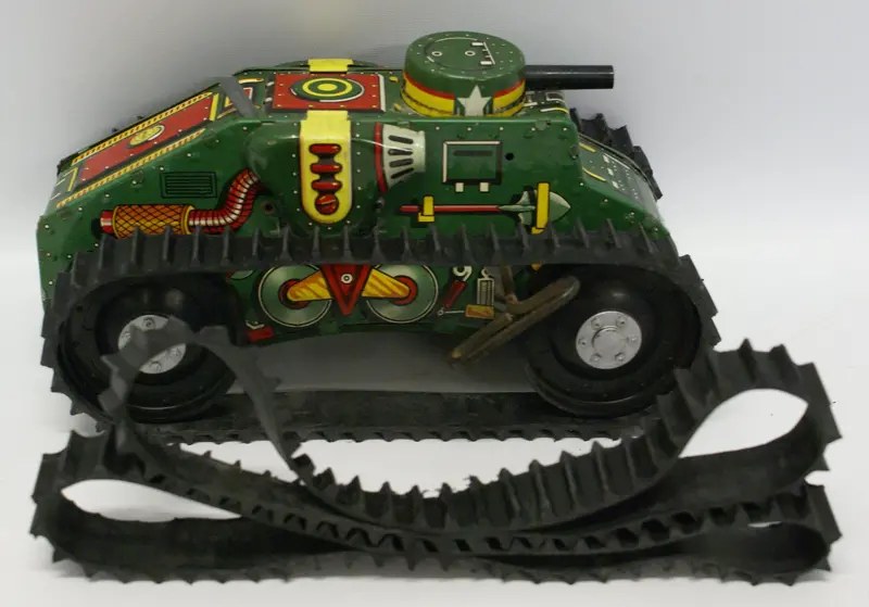 Vintage Toy Replacement Vintage Tank Tracks.  Treads Are 1" X 21" (Pair/Set) 1