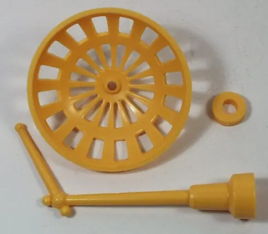 Vintage Toy Robot Antenna Yellow 1