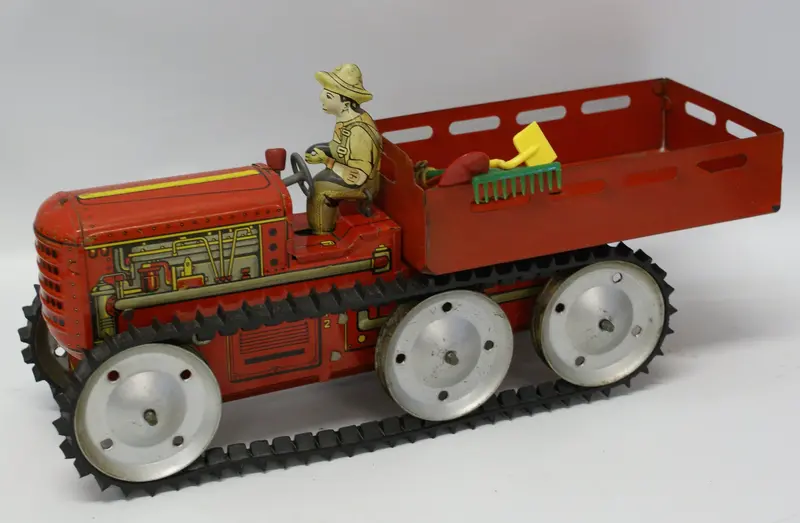 Vintage Toy Rubber Track 1/2"  X 26"  Marx Tractors 1