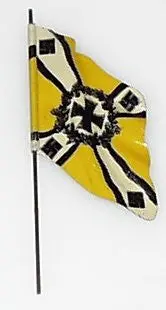 Vintage Toy Soldier Wwii German Luftwaffe Flag. Paratrooper Unit. 1