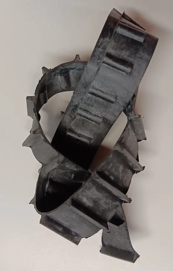 Vintage Toy Track. Single Length :  16.5" X 1-1/8"  Make Your Own. 1