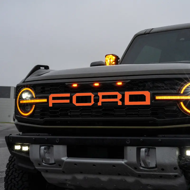 Vinyl Fox Vinyl Grille Letters| '22- Current Ford Bronco Raptor 1