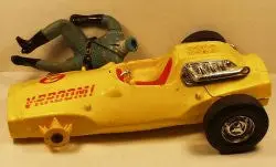 Vrroom By Mattel Parts Car Lot & Figure. For Restoration Or Parts Only. 1