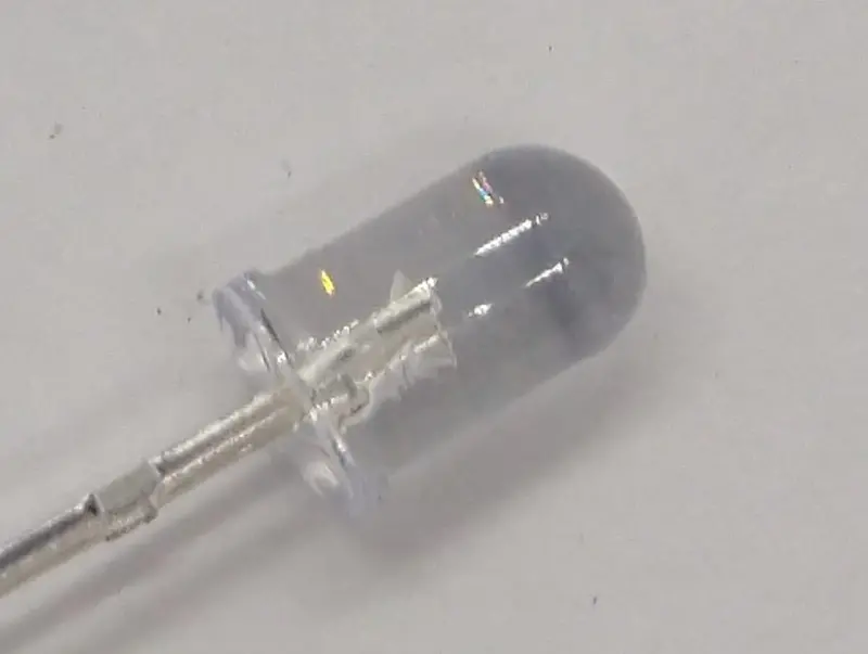 Warm White Clear Led Lights For Robots, Cars And Toys. 3 Volt. 5Mm 1