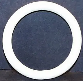 White Rubber Balloon Tire 1