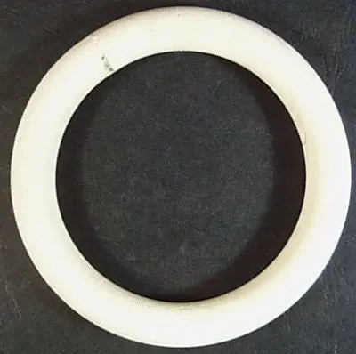 White Rubber Balloon Tire O.D. 2-7/8" 1