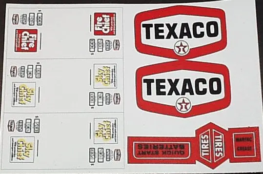 Wolverine Texaco Decal Gas St. 1