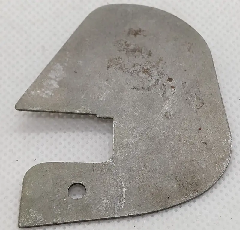 Wyandotte Plane Rudder 2-1/2" X 2" Pressed Steel. 1