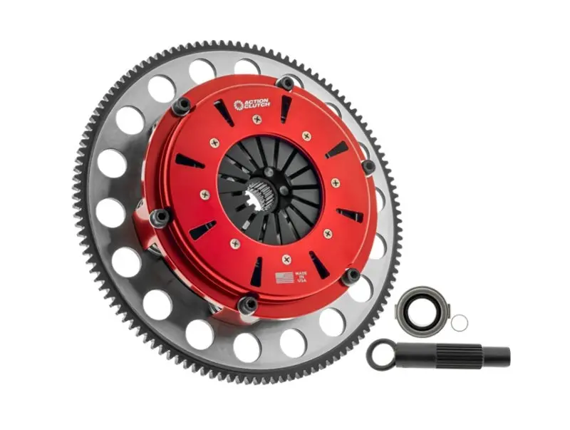 Action Clutch Twin-Disc Race Clutch Kit For 1994–2001 Acura Integra B18 (1.8L), Includes Flywheel 1