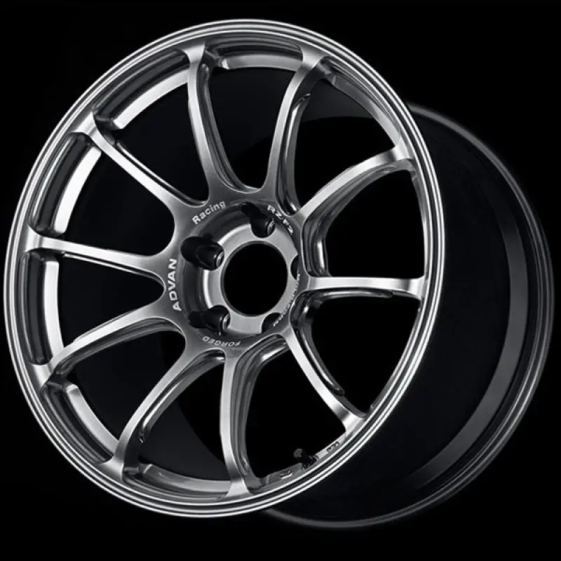 Advan Rz-F2 Forged Alloy Wheel – 18X8.5", +38 Offset, 5X114.3, Hyper Platinum Black Finish 1