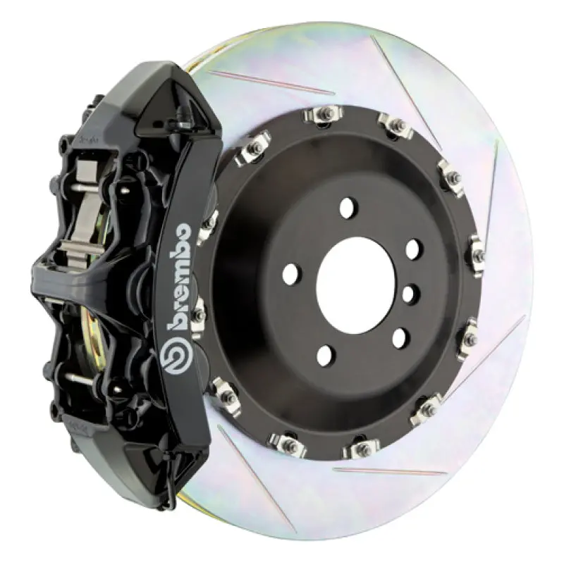 Brembo Gt Big Brake Kit For Tesla Model S/X Plaid – Front 6-Piston Calipers, 405X34Mm Slotted Two-Piece Rotors 1