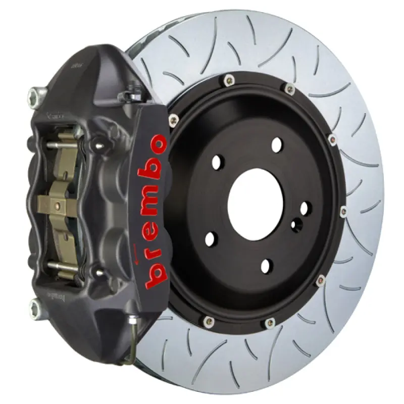 Brembo Rear Big Brake Kit – 4-Piston Calipers, 380X28Mm Slotted 2-Piece Rotors, Fits 2008–2014 Dodge Challenger Srt-8 Gts 1