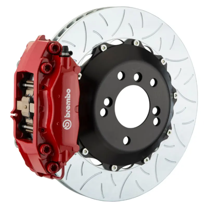 Brembo Rear Gt Big Brake Kit – 4-Piston Calipers, 345X28Mm Slotted 2-Piece Rotors, Fits 1995–1998 Porsche 993 C2/C4/C4S/Turbo 1