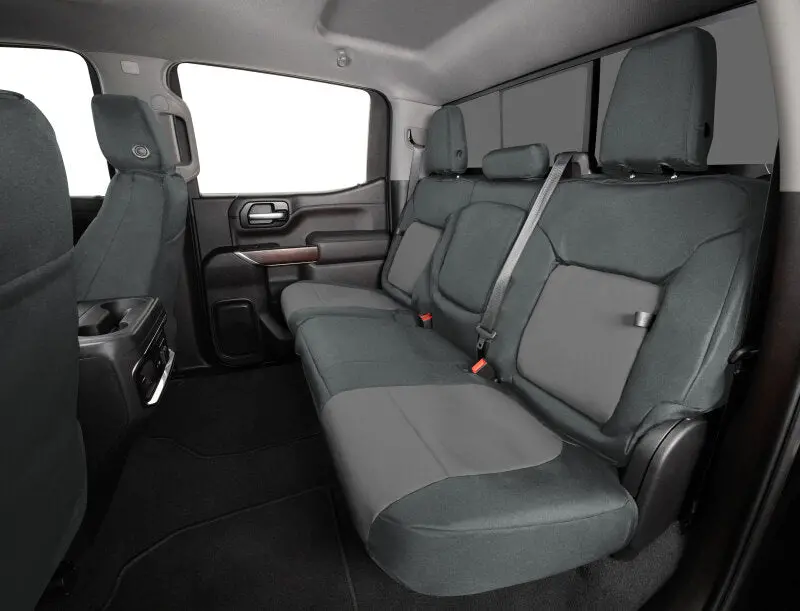 Covercraft Endura Precisionfit Front Seat Covers For 2021–2024 Ford Raptor – Charcoal/Silver 1