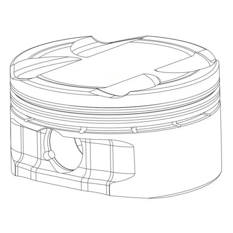 Cp Pistons & Rings For Toyota 1Jz-Gte – 87Mm Bore, +1.0Mm Oversize, 9.0:1 Compression Ratio 1