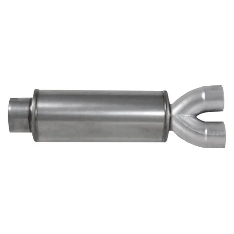 Diamond Eye Mflr Y-Pipe Exhaust: 5-Inch Inlet To Dual 4-Inch Outlets, 32.25-Inch Finished Length – Stainless Steel Off-Road System For 2004–2007.5 Dodge Cummins 1