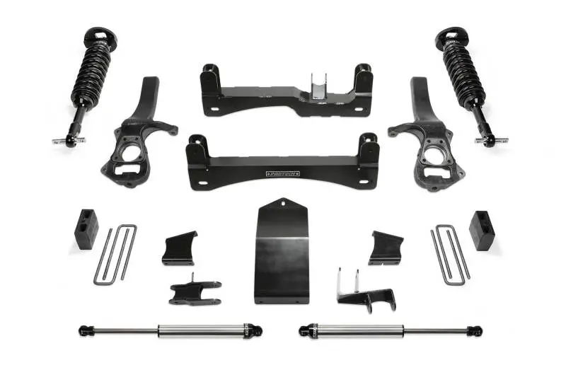 Fabtech 6-Inch Performance Lift System For 2019–2021 Gm K1500 Diesel Pickups – Includes 2.5” And 2.25” Coilovers 1
