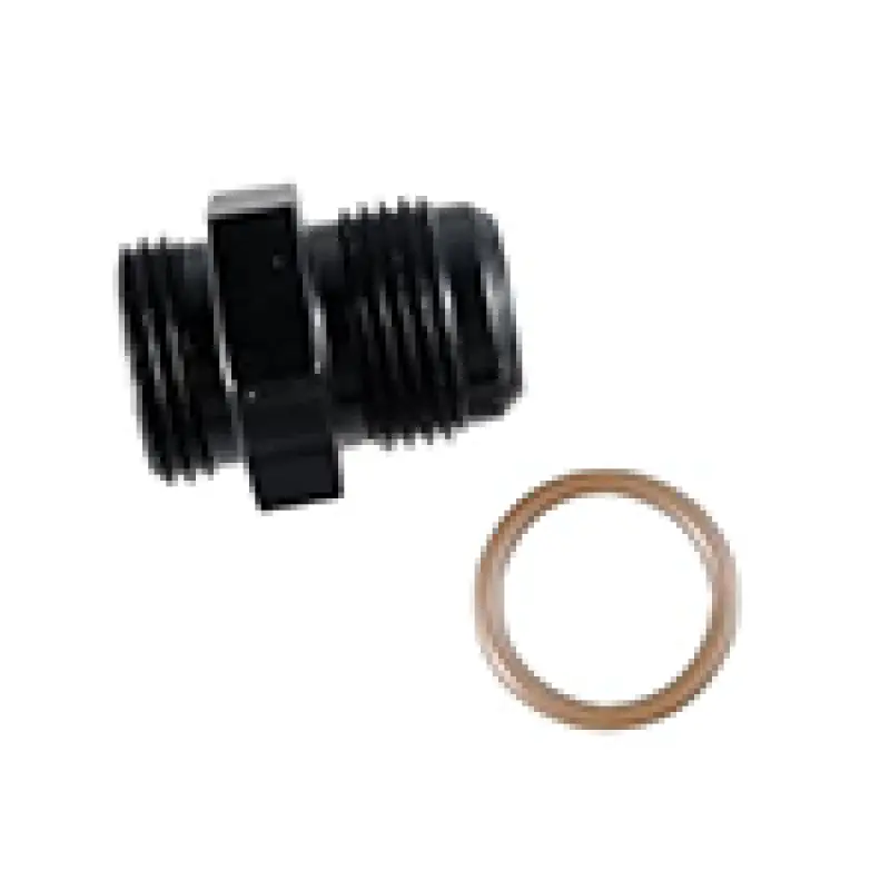 Fragola -20An To 1-5/16"–12 (16) Radius Hose Fitting With O-Ring Seal – Black Anodized 1