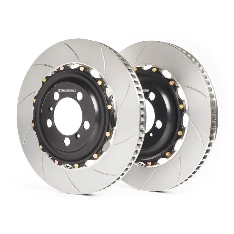 Girodisc Slotted Front Brake Rotors For Porsche 911 Carrera 991.2 With Pccb (Iron Rotor Profile) 1