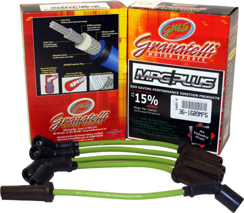Granatelli Mpg Plus Ignition Wire Set For 1988–1990 Ford Taurus 3.8L V6 1