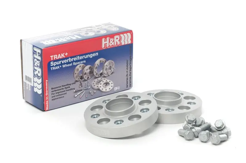 H&R Trak+ 25Mm Dra Wheel Adaptor Bolt 5/112 Center Bore 66.5 Bolt Thread 14X1.5 - Black 1