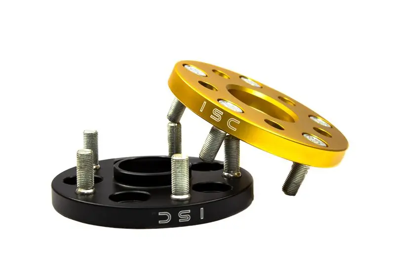 Isc Suspension 5X100 To 5X114.3 Wheel Adapters – 25Mm Thickness, Black Anodized (Set Of 4) 1
