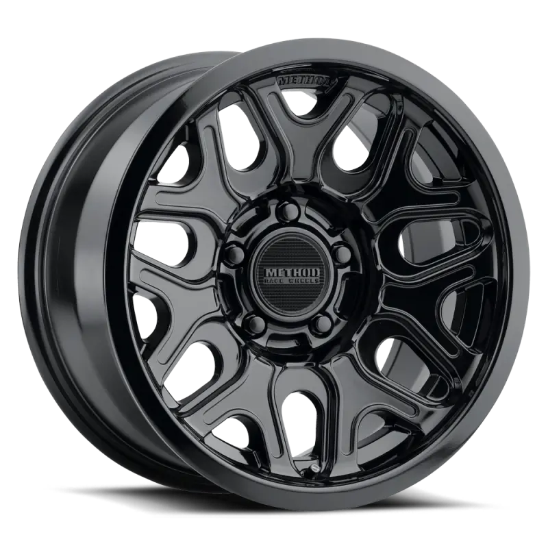 Method Mr322 Gloss Black Off-Road Wheel – 20X9", 8X180 Bolt Pattern, 12Mm Et, 5.44" Backspace, 130.81Mm Center Bore 1