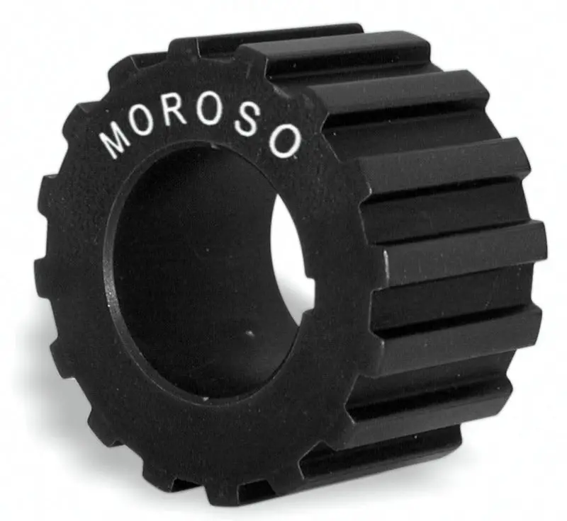 Moroso Gilmer-Style Crankshaft Pulley – 3/8" Pitch × 1" Wide, 16-Tooth 1