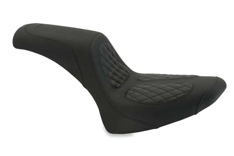 Mustang Harley-Davidson Style Rear Seat – One-Piece Fastback Design For 1984–2006 Models (Black) 1